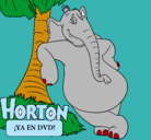 Dibujo Horton pintado por lucas