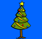 Dibujo Árbol de navidad II pintado por joselius