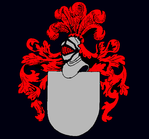 Escudo de armas y casco