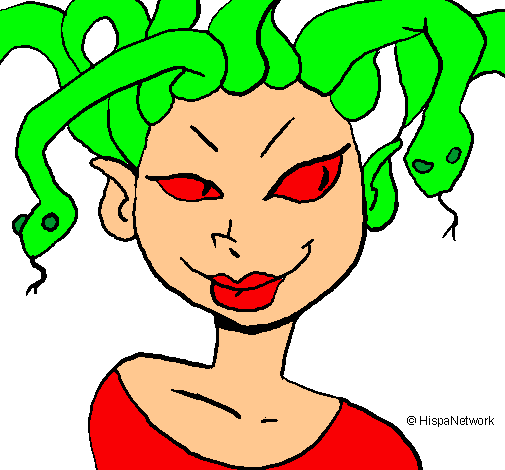 Mujer medusa