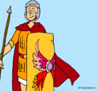 Dibujo Soldado romano II pintado por Agustin
