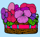 Dibujo Cesta de flores 12 pintado por marilyn