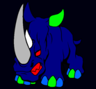 Dibujo Rinoceronte II pintado por alejog.p