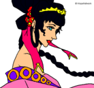 Dibujo Princesa china pintado por ornella