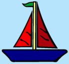 Dibujo Barco velero pintado por 88586