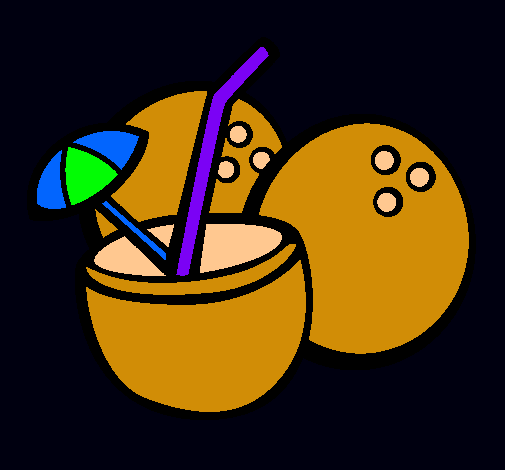 Cóctel de coco