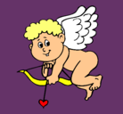 Dibujo Cupido pintado por fatima