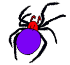 Dibujo Araña venenosa pintado por chofi