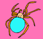 Dibujo Araña venenosa pintado por joseramon
