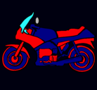 Dibujo Motocicleta pintado por dennis