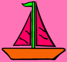 Dibujo Barco velero pintado por YENEDIN.