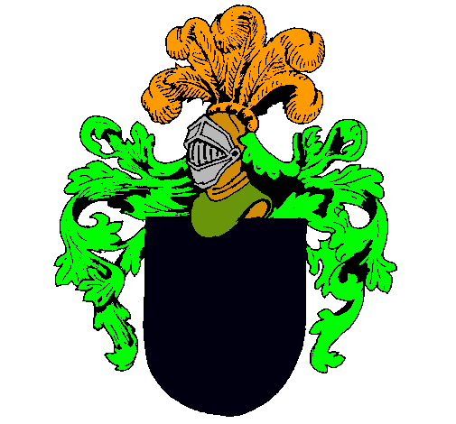 Escudo de armas y casco