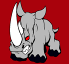 Dibujo Rinoceronte II pintado por steven