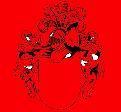 Escudo de armas y casco