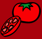 Dibujo Tomate pintado por _CaRLa_