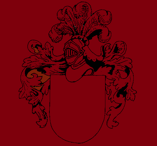 Escudo de armas y casco