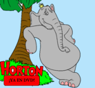 Dibujo Horton pintado por flofi