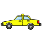 Dibujo Taxi pintado por luis