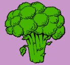 Dibujo Brócoli pintado por michelle