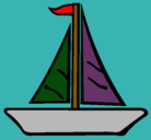 Dibujo Barco velero pintado por DeMauricio