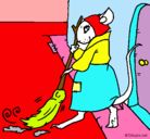 Dibujo La ratita presumida 1 pintado por jani