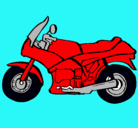 Dibujo Motocicleta pintado por camilakarla