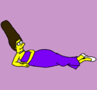 Dibujo Marge pintado por biancusz1006