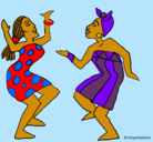 Dibujo Mujeres bailando pintado por AnDrEa