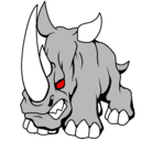 Dibujo Rinoceronte II pintado por danielhilarion