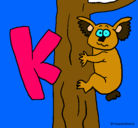 Dibujo Koala pintado por yarely