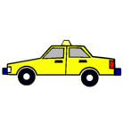 Dibujo Taxi pintado por taxi1