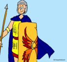 Dibujo Soldado romano II pintado por ianm