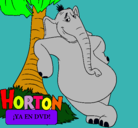 Dibujo Horton pintado por yaeli