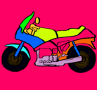 Dibujo Motocicleta pintado por marta
