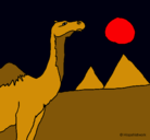 Dibujo Camello pintado por claudi