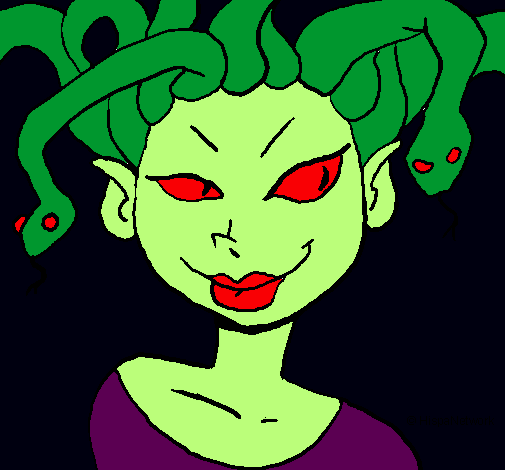 Mujer medusa