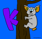 Dibujo Koala pintado por mer1th