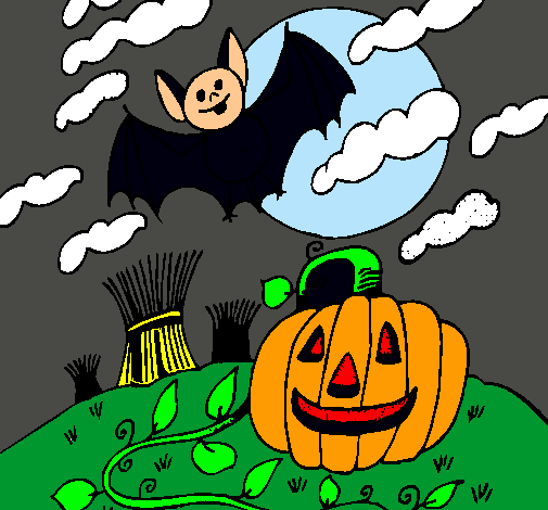 Paisaje de Halloween