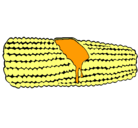 Dibujo Mazorca de maíz pintado por aldiaan