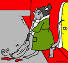 Dibujo La ratita presumida 1 pintado por nio