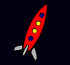Dibujo Cohete II pintado por JUANDAMIAN