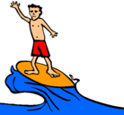 Dibujo Surfista pintado por osieladrian