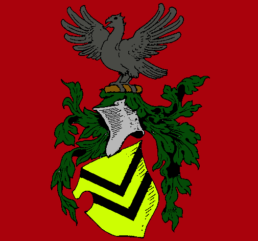 Escudo de armas y aguila 