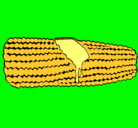 Dibujo Mazorca de maíz pintado por jason