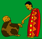 Dibujo Dos africanos pintado por MARI