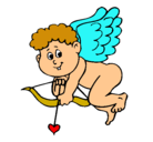 Dibujo Cupido pintado por karenguevara