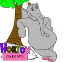 Dibujo Horton pintado por florencia