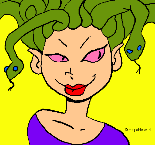 Mujer medusa