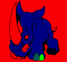 Dibujo Rinoceronte II pintado por nicolas.