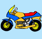 Dibujo Motocicleta pintado por alberto